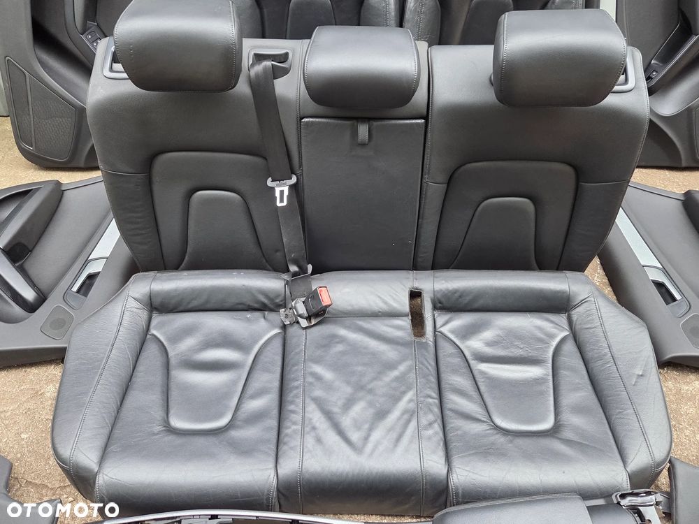 AUDI A4 B8 KOMBI FOTEL FOTELE PRZÓD PRZEDNIE KANAPA TAPICERKA BOCZKI KPL SKÓRA POMORSKIE - 7
