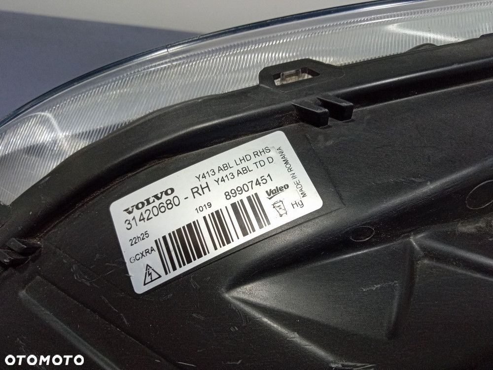 VOLVO XC60 I 08-13 REFLEKTOR PRAWY BIXENON EU 31420680 - 5