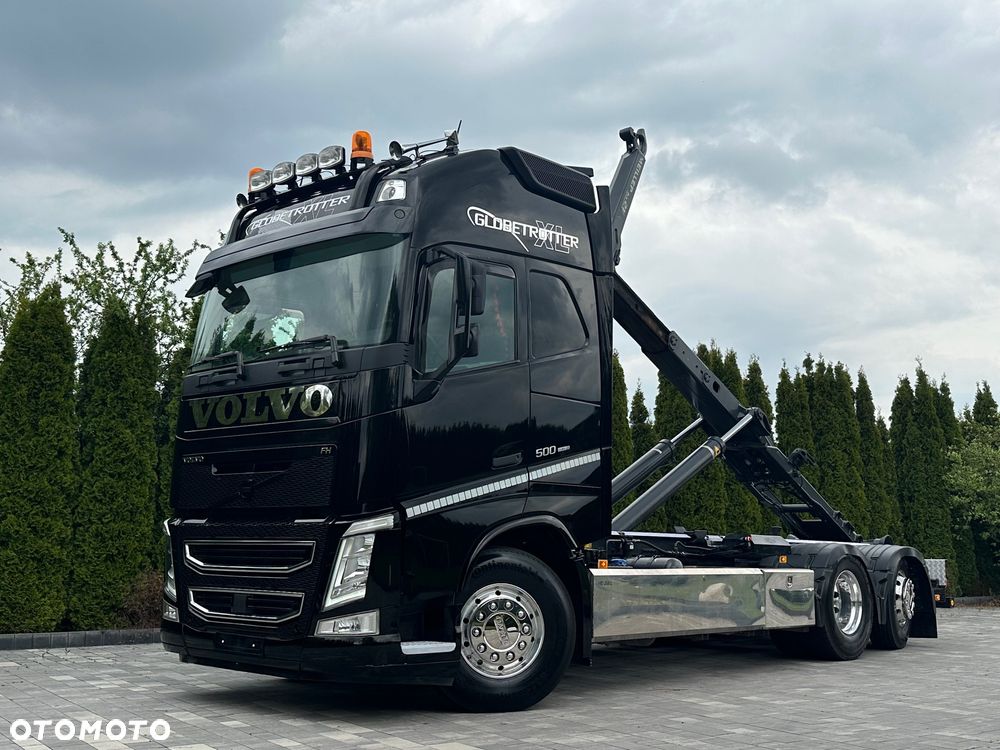 Volvo / FH 500 / 6X2 / HAKOWIEC / MEILLER -KIPPER 21-67/ Oś-SKRĘTNA-PODNOSZONA /