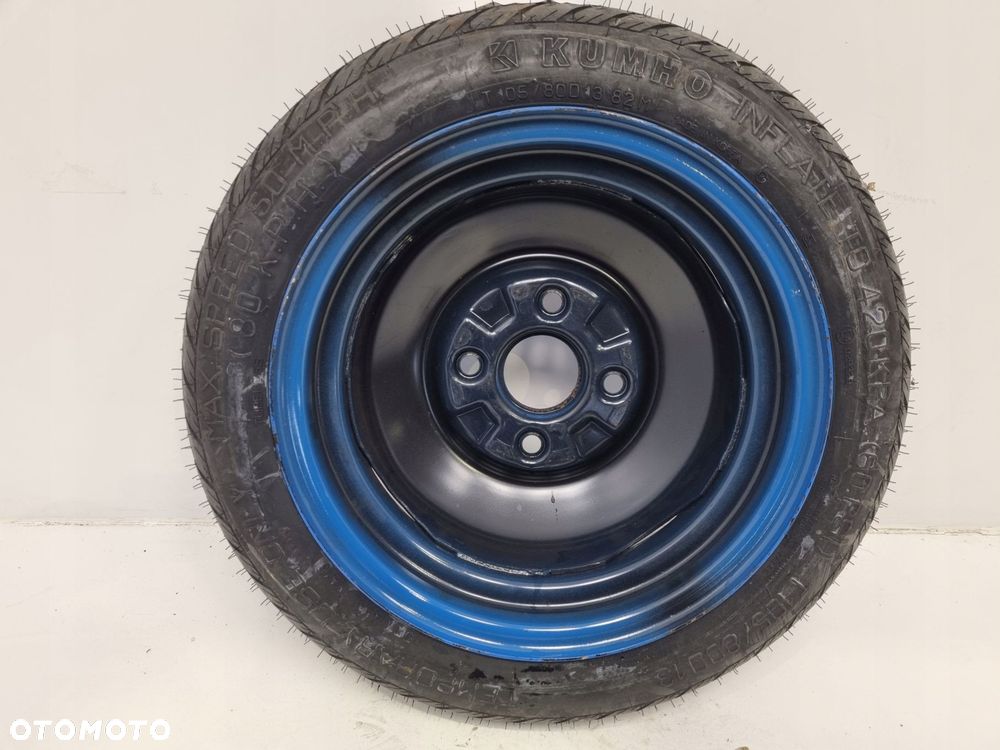 KOŁO DOJAZDOWE Chevrolet Matiz Aveo 105/80 R13 4x100 ET45 dojazdówka - 13