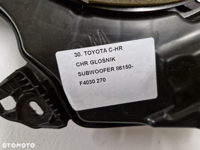 toyota ch-r chr głośnik subwoofer 86150-f4030 - 3