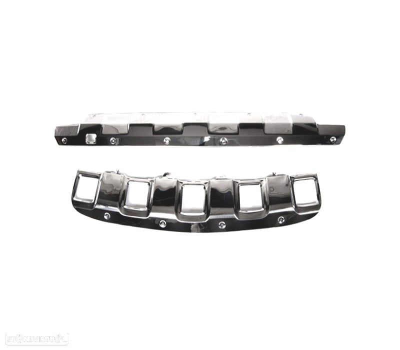 SPOILER FRONTAL DIFUSOR TRASEIRO PÁRA-CHOQUES MERCEDES ML W164 05-08 - 2