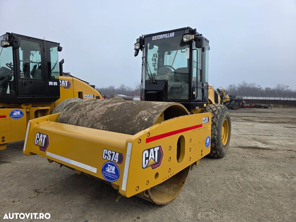 Caterpillar Cat CS74 cilindru compactor terasament hamm bomag ammann vibromax - 8