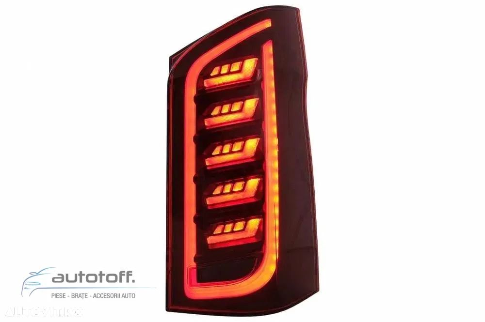 Stopuri Full LED compatibil Mercedes V-Class W447 (2014-2019) Fumurii - 2
