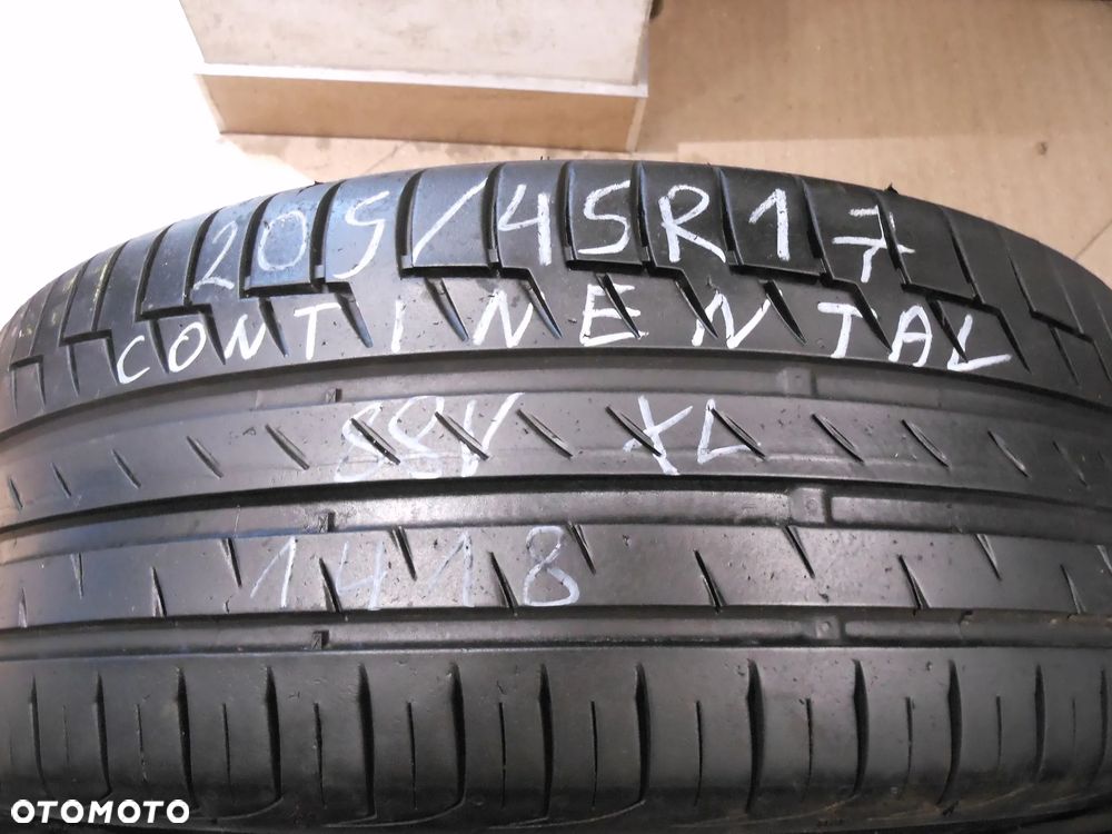 Opona pojedyńcza 205/45r17 continental premium contact 6 6,4mm lato - 1