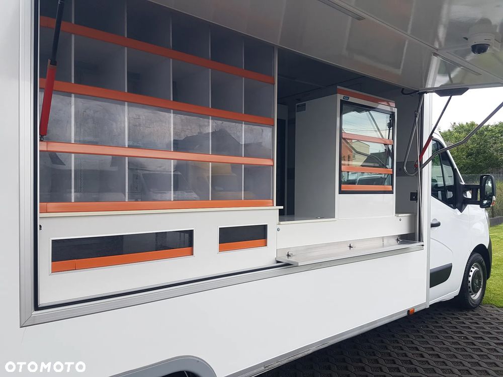Renault MASTER SKLEP BAR FOODTRUCK KONTENER NISKOPODŁOGOWY AUTOSKLEP AGREGAT AC KLIMA DMC 3500KG - 34