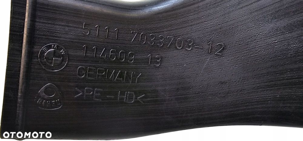 Bmw E60 E61 Przed Liftem Tunel Kanał Wlot Tarczy Hamulcowej Lewy 7033703 - 7