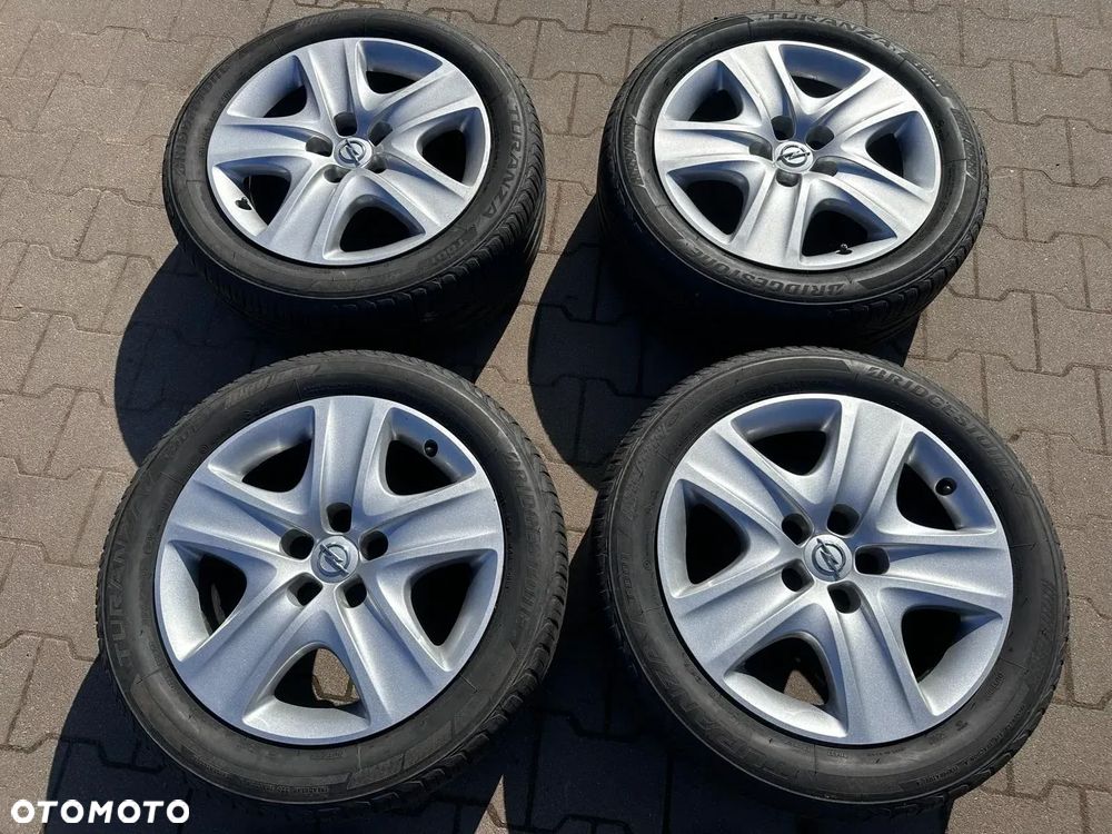 OPEL ASTRA J ZAFIRA C KOMPLET KÓŁ BRIDGESTONE 225/50/R17 94V TURANZA T001 LATO - 1