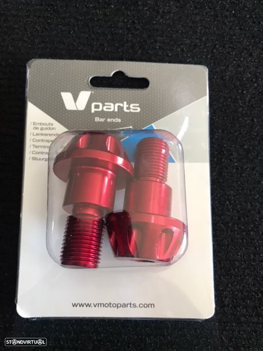 pesos de guiador para Yamaha MT-07 é MT-09 FZ6 XJ6  pesos punho Rosca grossa - 2