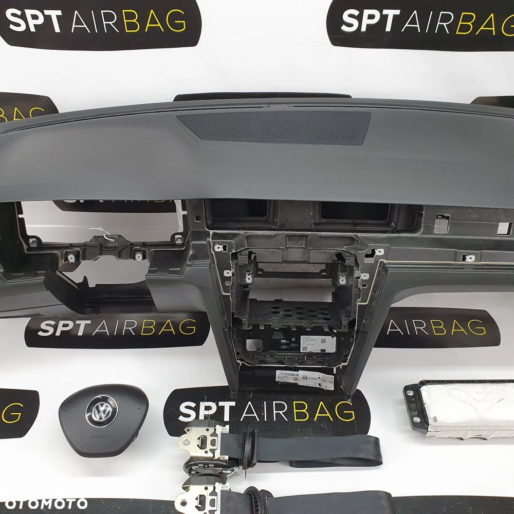 VW PASSAT B8 ARTEON DESKA ROZDZIELCZA KONSOLA KOKPIT PULPIT PODUSZKI AIRBAG AIR BAG PASY KIT SET - 3