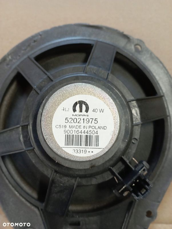 FIAT 500 GŁOŚNIKI PRZÓD TYŁ KOMPLET 52021973 52021975 518936010 - 4