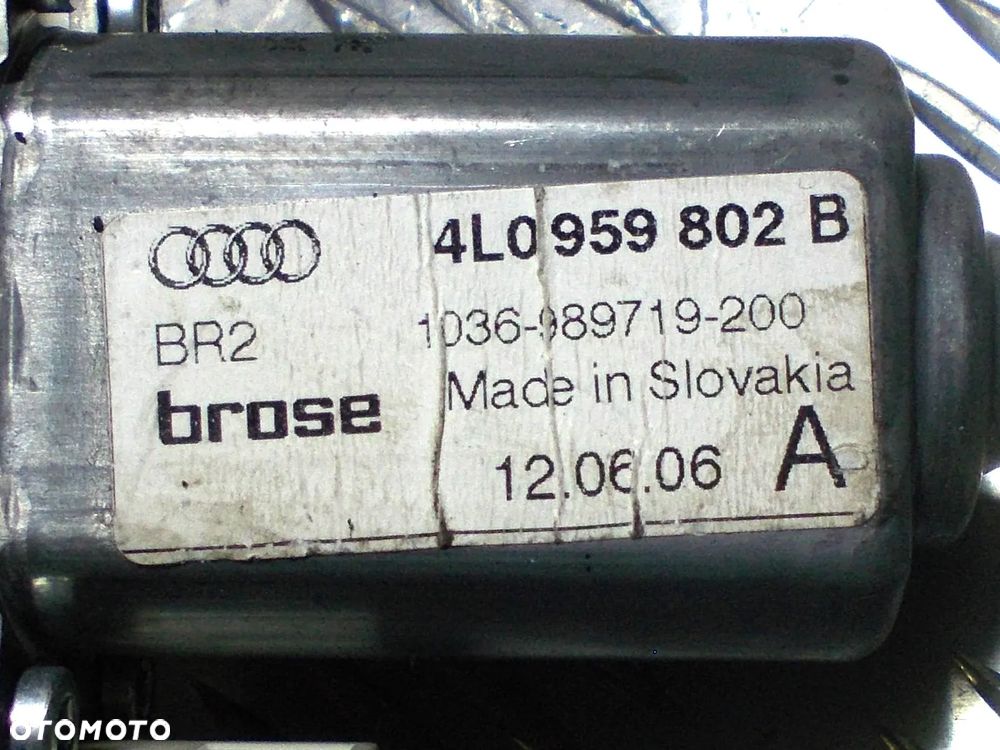 Audi Q7 4L silniczek szyby prawy przód - 6