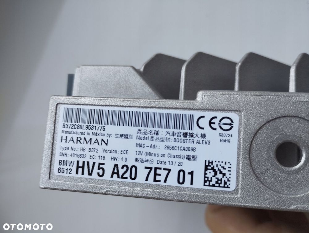 wzmacniacz harman kardon bmw g30 g11 f90 hv5a207e701 - 4