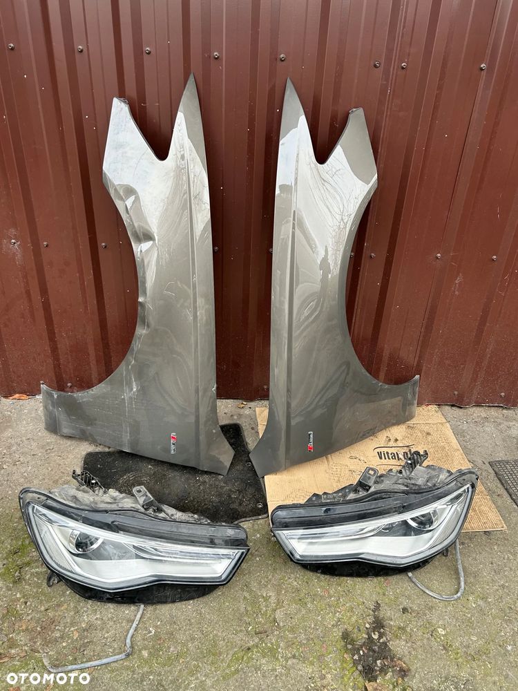 AUDI A6 C7 4G 14-19R KPL PRZOD LY1P MASKA ZDERZAK BLOTNIK PAS PRZEDNI  CHLODNICA BI XENON REFLEKTOR LAMPA BELKA S-LINE - 4