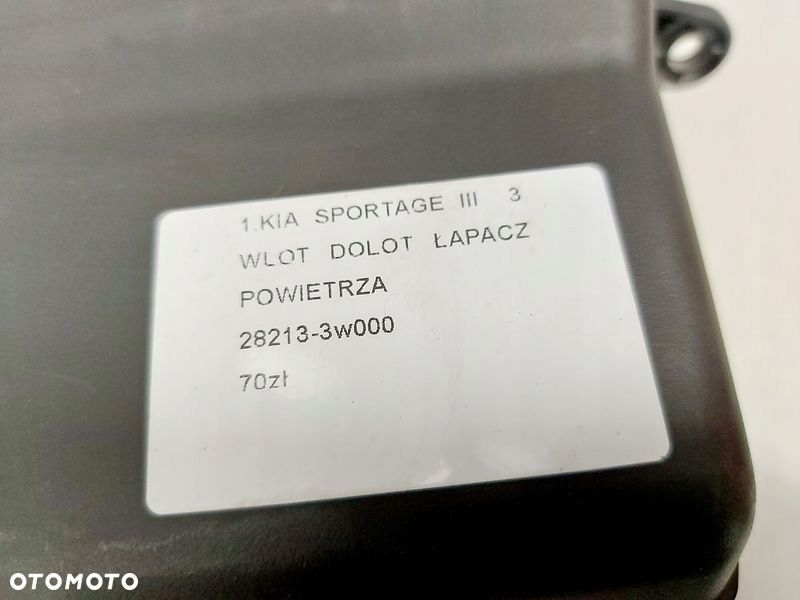 kia sportage iii łapacz powietrza wlot dolot 28213-3w000 - 2