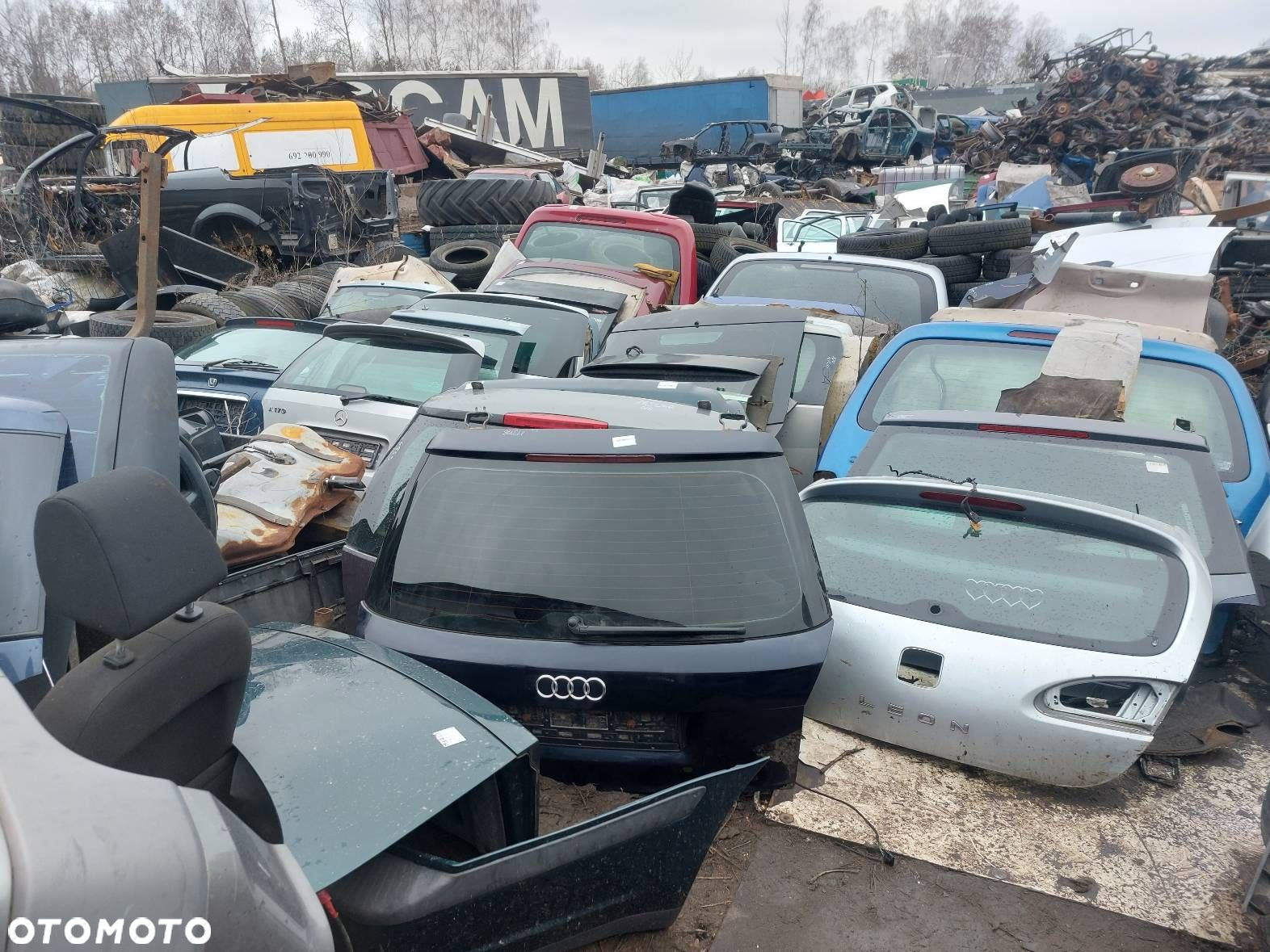 KOMPLETNY TYŁ KLAPA ZDERZAK LAMPA PRAWA LEWA AUDI A4 B6 LZ5L KOMBI - 2