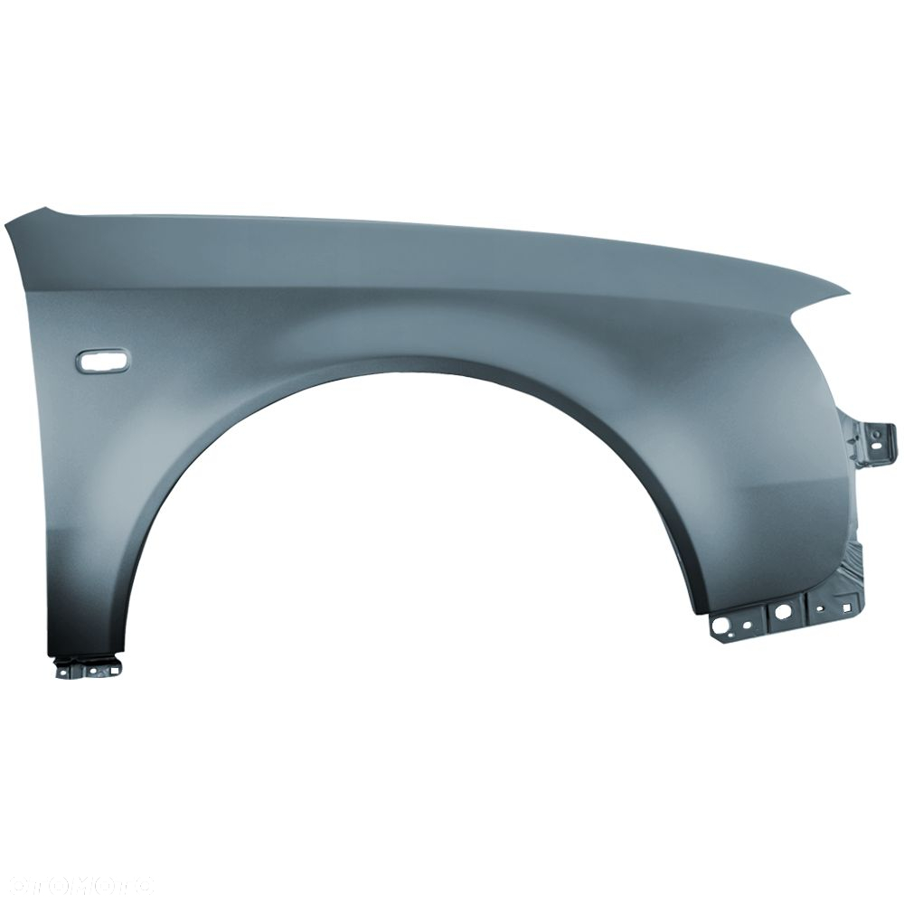 BLU Błotnik AUDI A6 C5 LX7Z prawy srebrny 01-05 przód lift DelphinGrau - 2