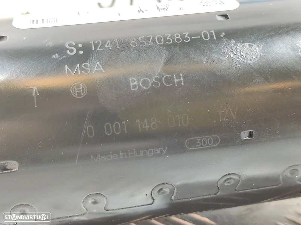 MOTOR DE ARRANQUE BOSCH 0001148010 12418570383 8570383 BMW SERIE 1 F20 120D 2.0 184CV N47D20C - 8