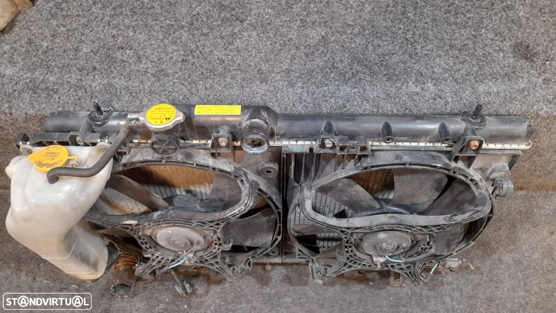FRENTE COMPLETA SUBARU IMPREZA II 2 MK2 SPORTS WRX GD GG CAPOT PARACHOQUES GUARDALAMAS OTICAS RADIADOR VENTILADOR FRENTE FIBRA FRONT END - 12
