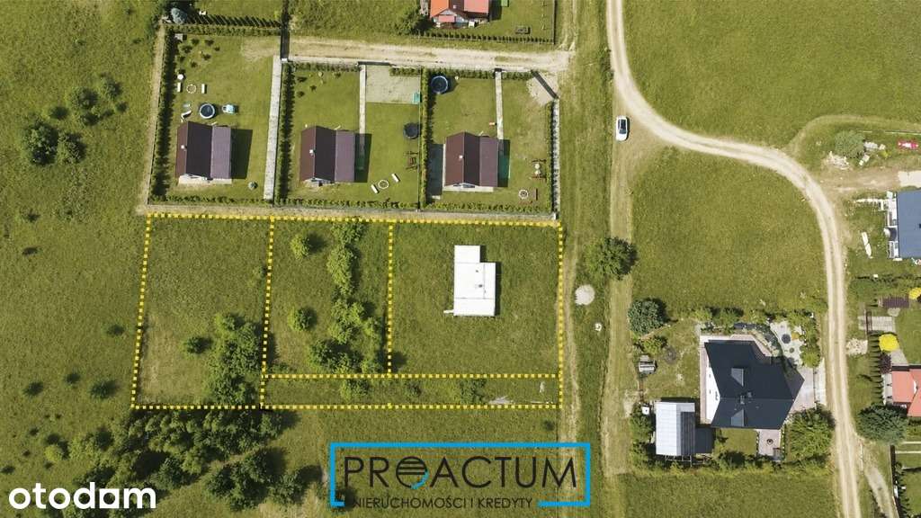 Działka nad jeziorem z fundamentem, W+E, Mazury - Pełny obrazek: 3/7