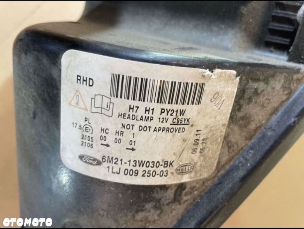 6M21-13W030 Reflektor lampa przód UK ford galaxy mk3 lift - 3