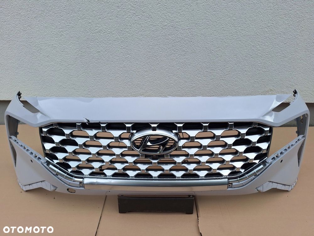 HYUNDAI SANTA FE IV 4 LIFT 21- ZDERZAK PRZÓD PRZEDNI+GRILL+LISTWA WYSYŁKA 24H - 1