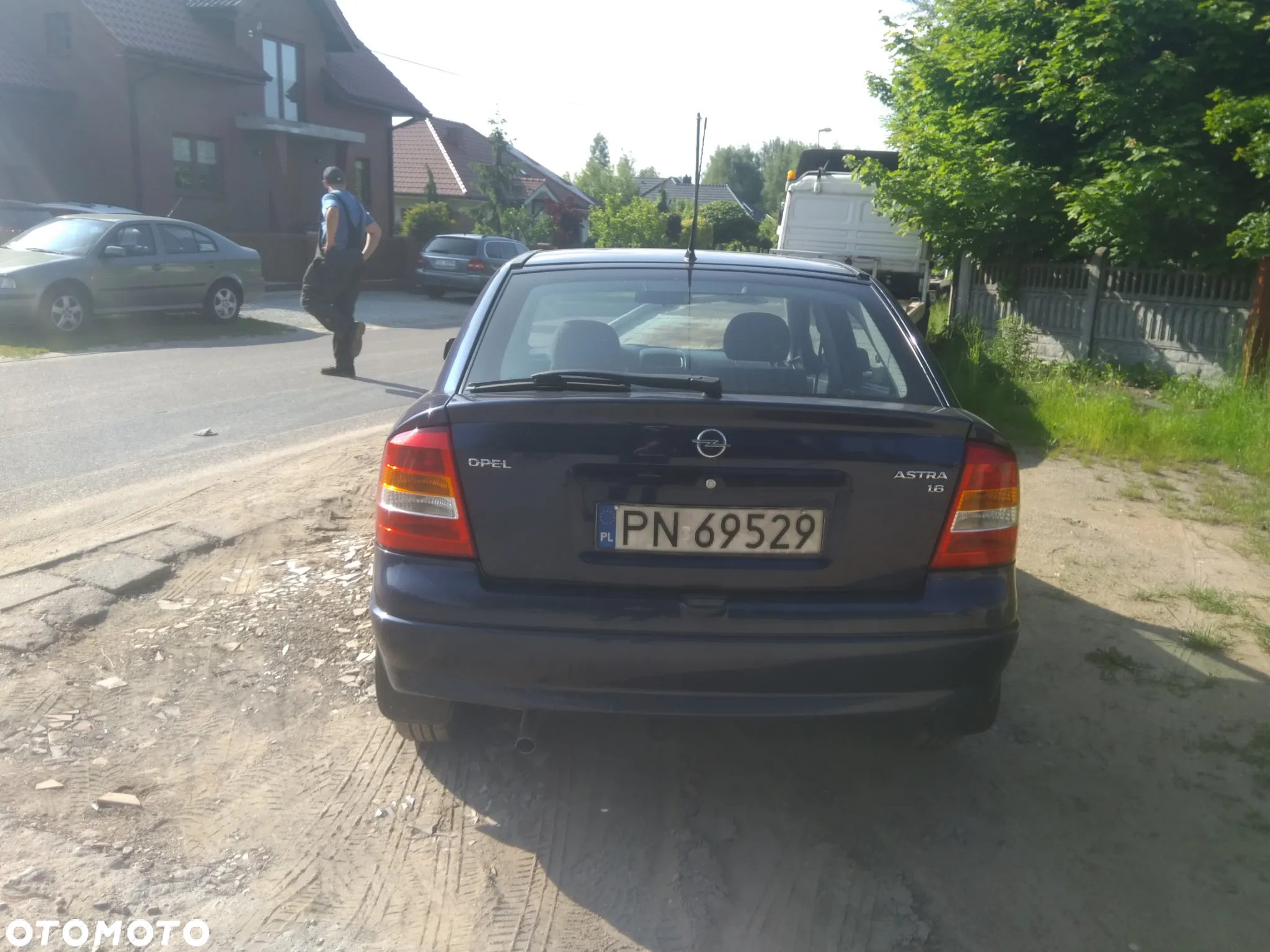 Opel Astra 1.6 drzwi przednie lewe granat metalic - 2
