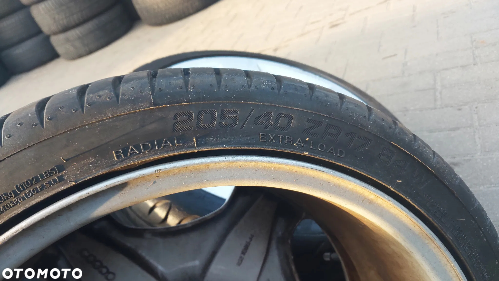 FELGI ALU KOLA  17" 7j et 44 LORINSER MERCEDES A KLASA C KLASA - 7