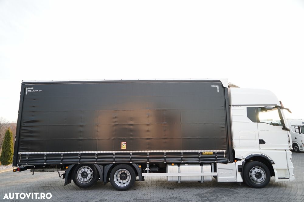 MAN 26.480 / SOLO / MEGA / 6X2 / AER CONDIȚIONAT PARCARE / PUNTE RIDICATĂ / ȘINGURI CAMIOANĂ - 9