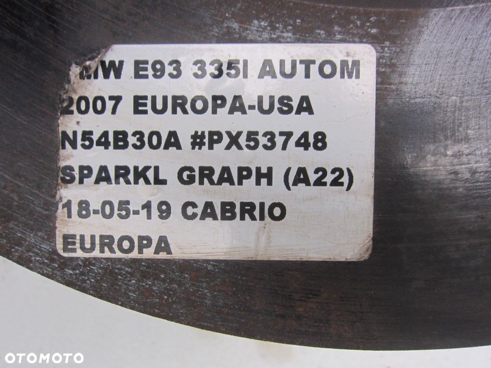 BMW E90 330i 335i TARCZE HAMULCOWE PRZEDNIE PRZÓD 348X30 34116770729 ORYG - 10