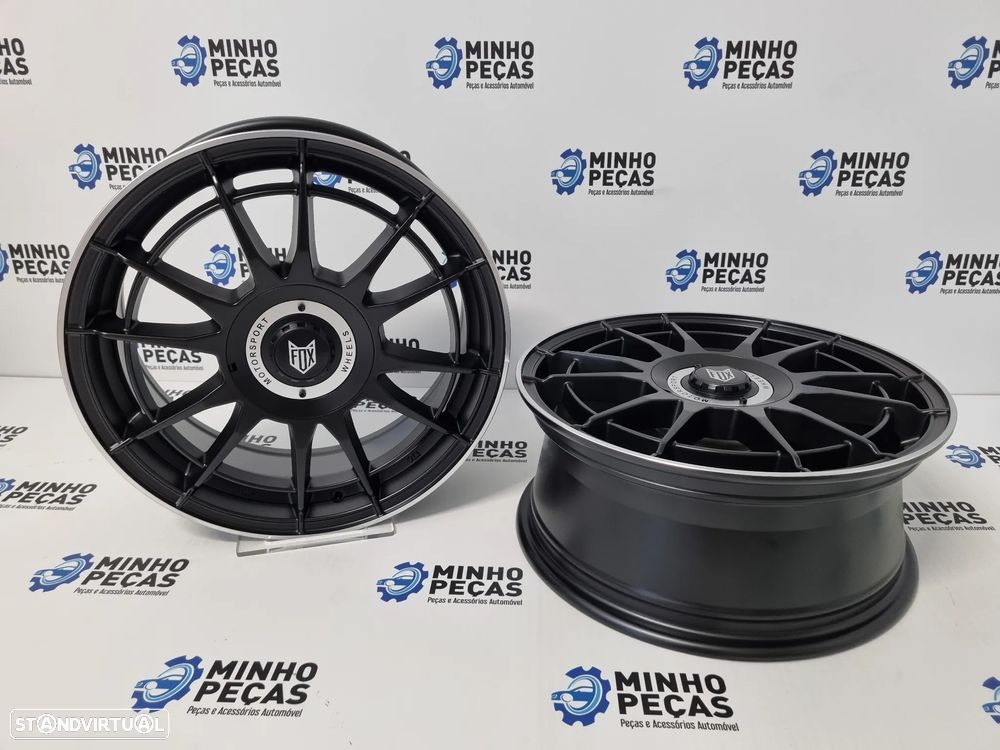 Jantes Fox VR4 em 16 Satin Black (4x100 | 4x108) - 4