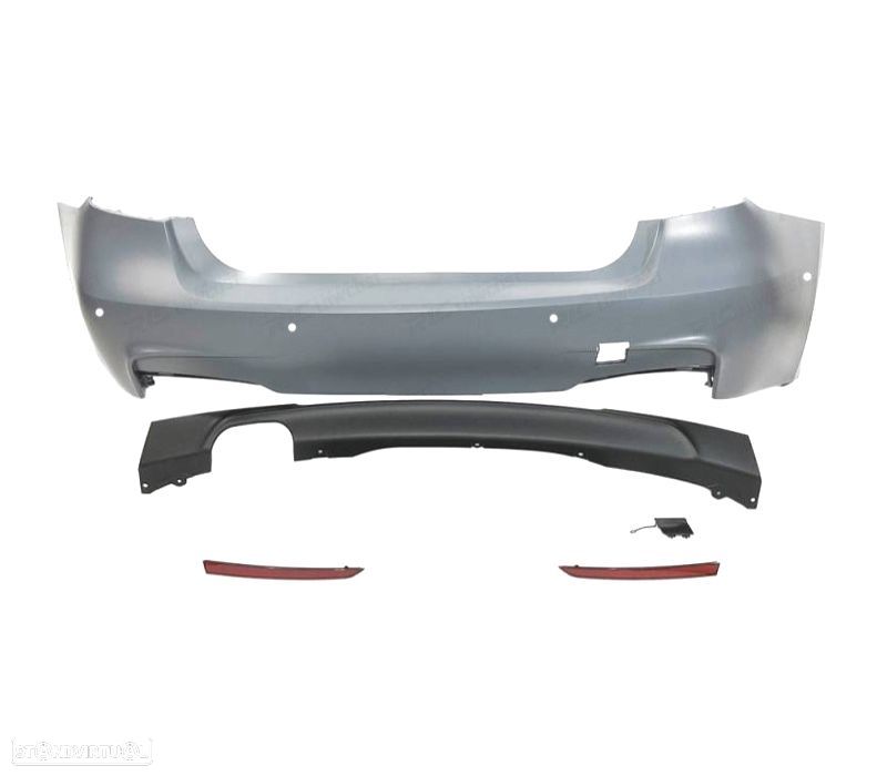 PARA-CHOQUES TRASEIRO BMW F30 BERLINA LOOK M PDC - 2