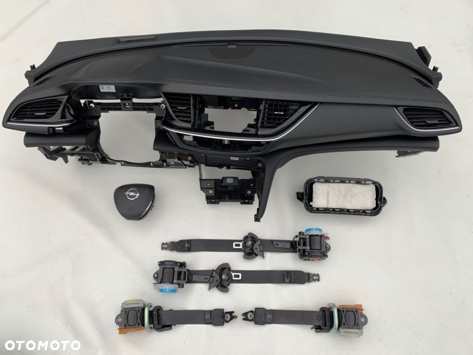 OPEL INSIGNIA B DESKA KONSOLA KOKPIT PULPIT PÓŁKA PARAPET AIRBAG PODUSZKI AIR BAG PASY PAS Head Up - 1