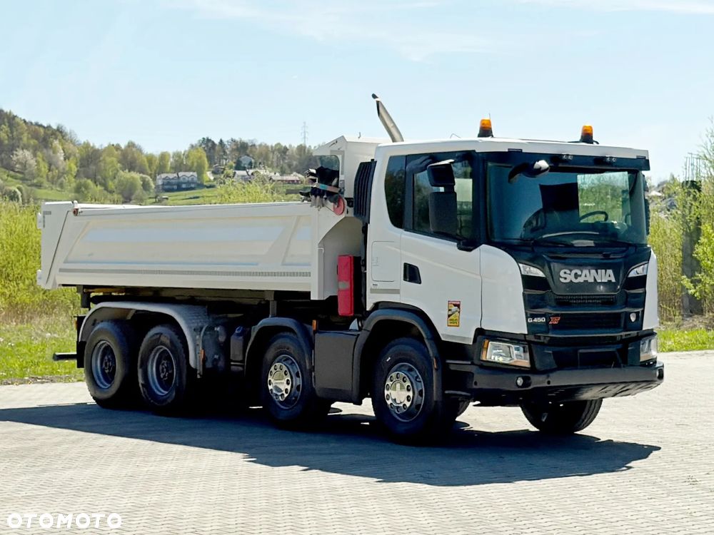 Scania G 450 XT * WYWROTKA 5,75 m + BORDMATIC * STAN BDB / 8x4 - 1