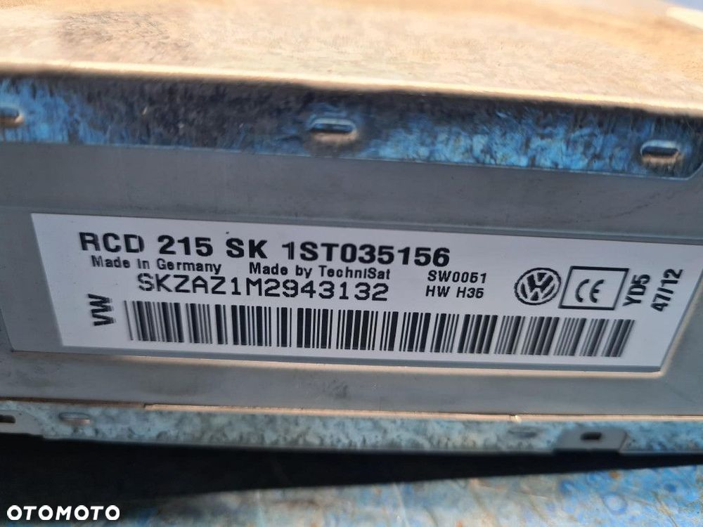 SKODA CITYGO RADIO 1ST035156 LH5X CHYA - 5