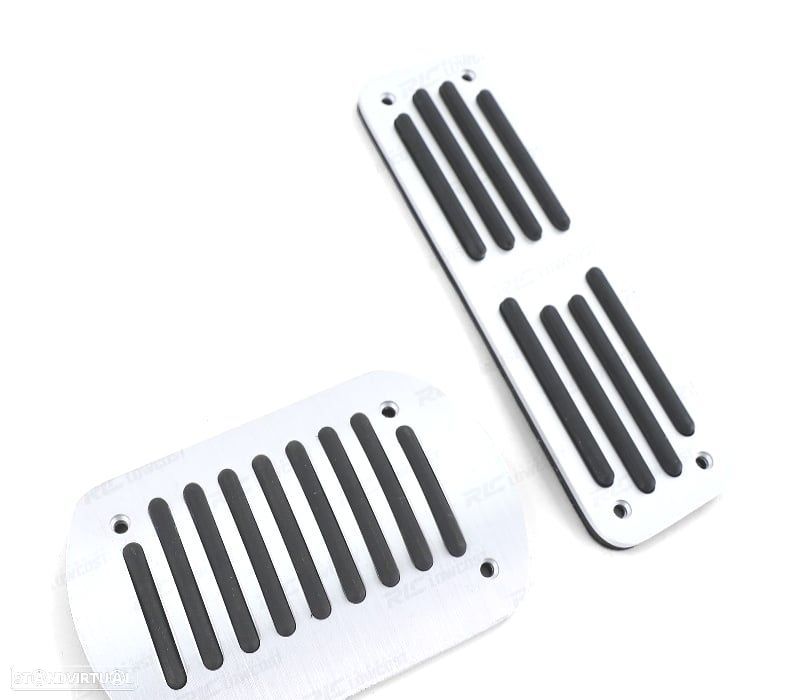 KIT CONJUNTO PEDAIS PARA MERCEDES W124 W202 W203 W204 W210 W211 W163 W164 AUTOMÁTICO DE ALUMÍNIO - 2