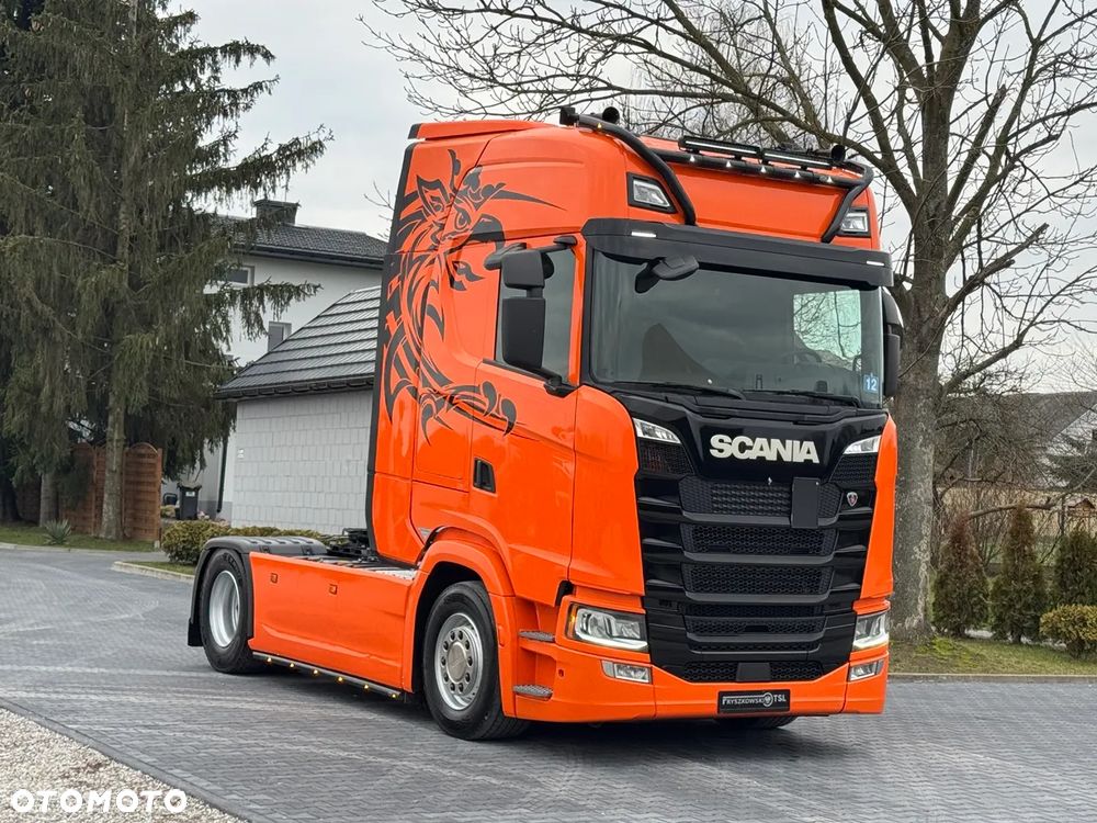 Scania 500 S / ACC / CAŁA NA PODUCHACH / OBRACANY FOTEL / RETARDER/ DUŻA NAVI / VIRTUAL KOKPIT / Z NIEMIEC