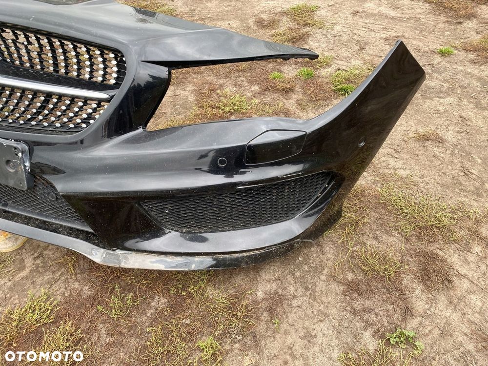 MERCEDES cla 117 amg kompletny zderzak przedni kolor 191 - 3