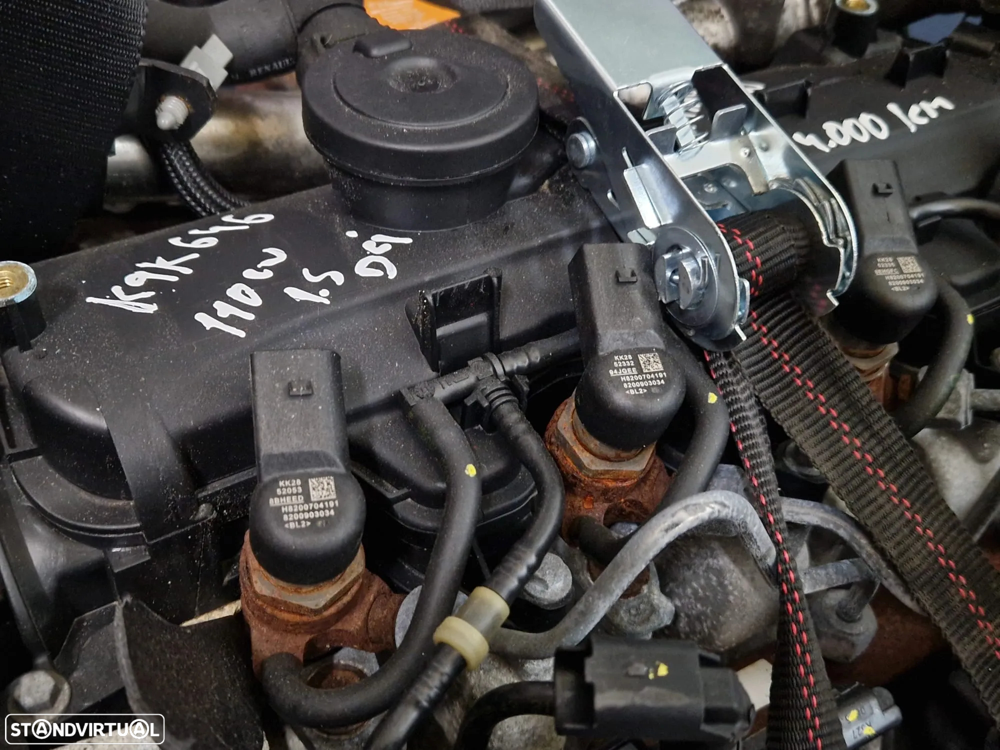 Motor usado K9K646 NISSAN NV200 1.5 DCI 110CV KADJAR QASHQAI SCENIC CAPTUR 95CV - 9