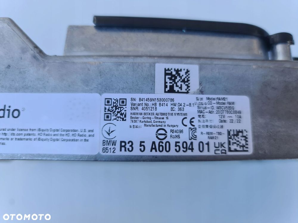bmw g70 wzmacniacz moduŁ audio 5a60594 - 6