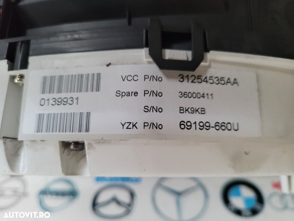 Ceasuri Bord Volvo V70 XC70 2.4 Diesel Euro 5 An 2007-2013 Volan Stanga Cod 31254535AA - 6