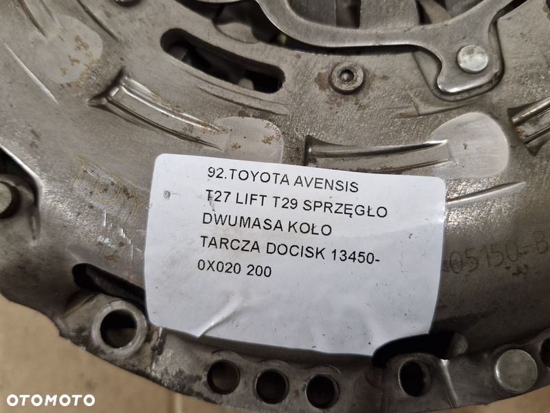 TOYOTA AVENSIS T27 LIFT T29 SPRZĘGŁO DWUMASOWE KOŁO TARCZA DOCSIK 13450-0X020 - 4
