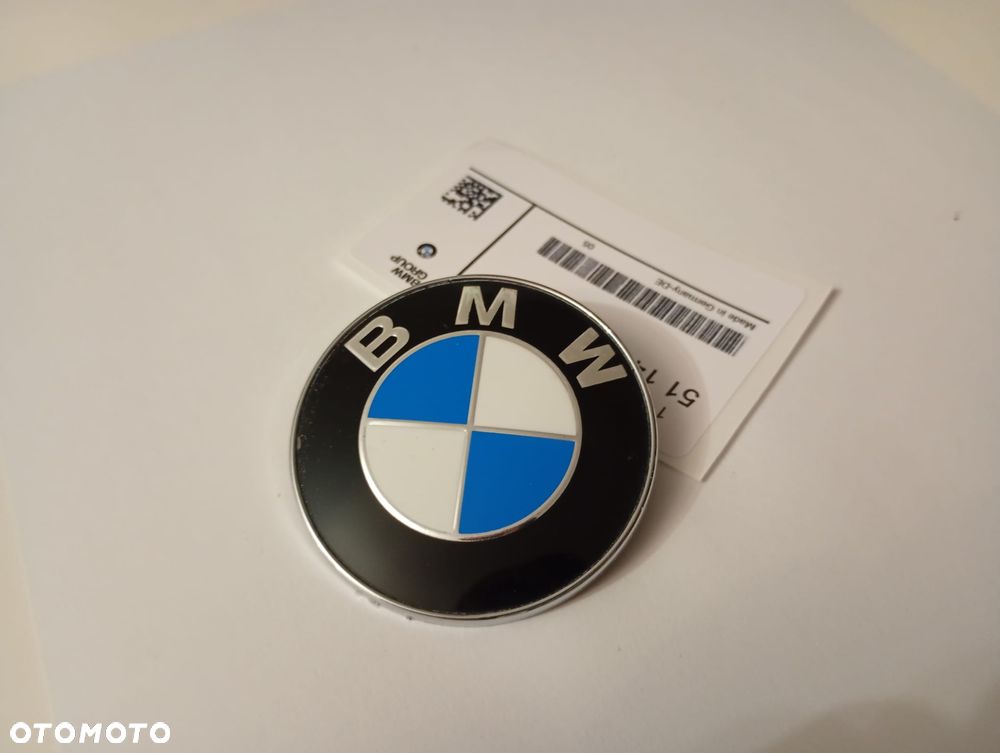 Znaczek LOGO BMW E36 CABRIO KLAPA BAGAŻNIKA 51148164924 - 1