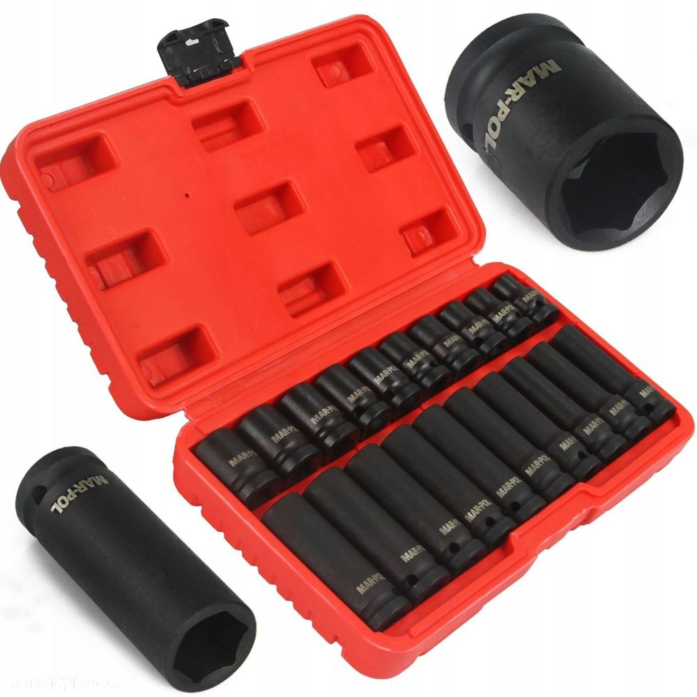 ZESTAW NASADEK UDAROWYCH 1/2" 20 EL - 1