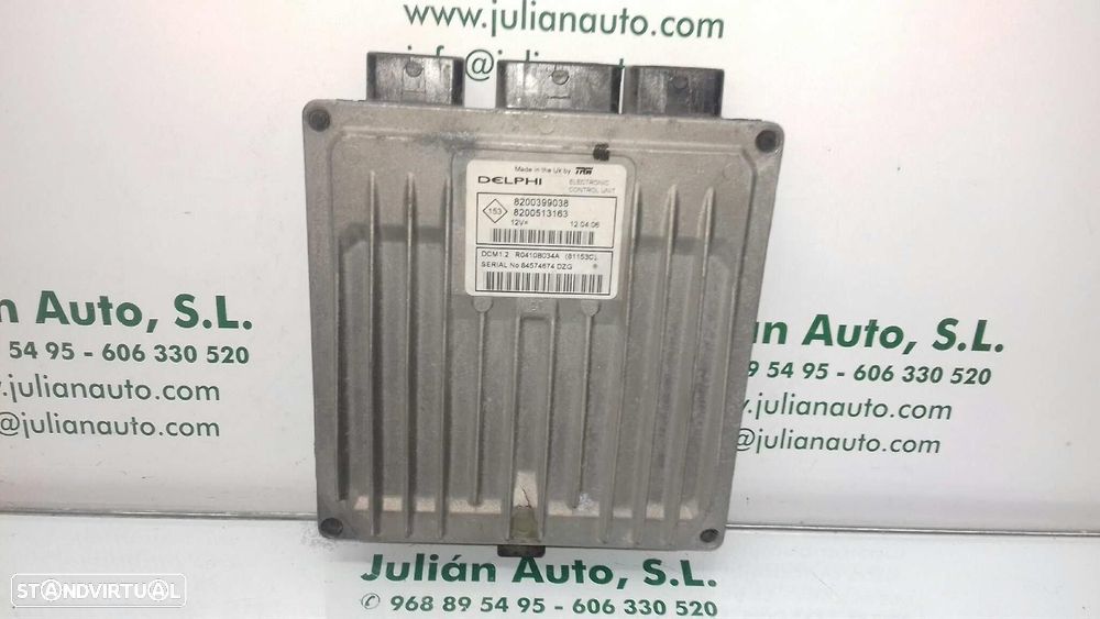 CENTRALINA MOTOR UCE RENAULT CLIO II 2006 -8200399038 - 2