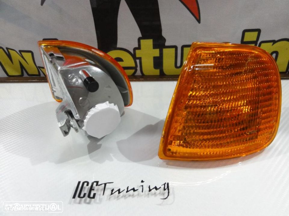Pisca / Farois / Farolins frontais Seat Ibiza 6K 96-99, VW Polo Van/Carrinha 6N Fundo Laranja JDM - 5