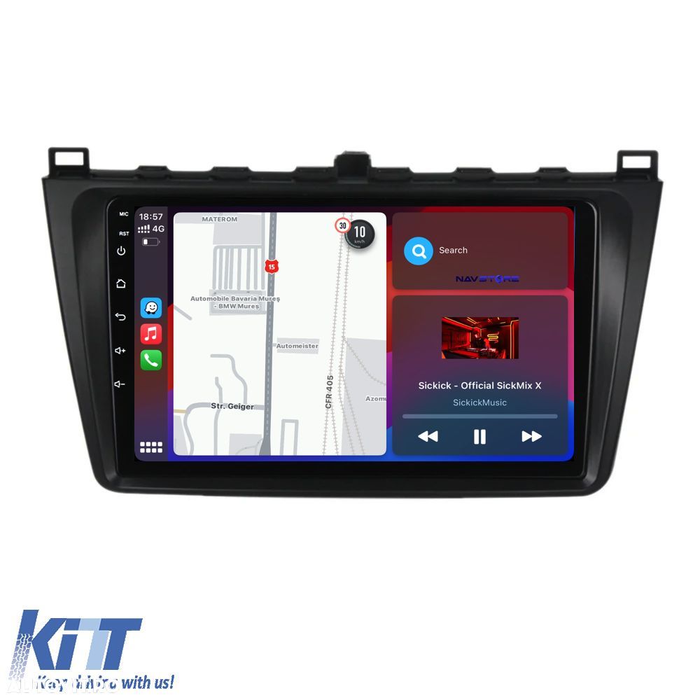 Navigatie Dedicata Mazda 6 (2008-2013), 9Inch, 6Gb Ram, 128Gb Stocare, - 3