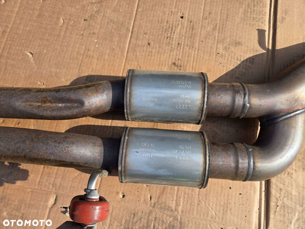 audi rs3 8y wydech tlumik aktywny sportback komplet 8y0253181j 5500km - 5