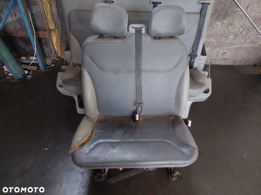 FOTEL PASAŻERA DWÓJKA + FOTELE KANAPA ŁAWKA ZABUDOWA RENAULT TRAFIC II - 2