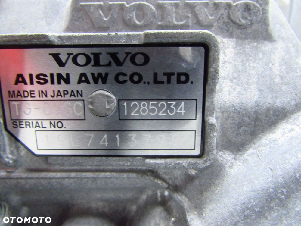 VOLVO XC60 II 2.0 T5 250KM 17-21 SKRZYNIA BIEGOW AUTOMATYCZNA AUTOMAT 1285234 TG-81SC 31380617 35tkm - 10